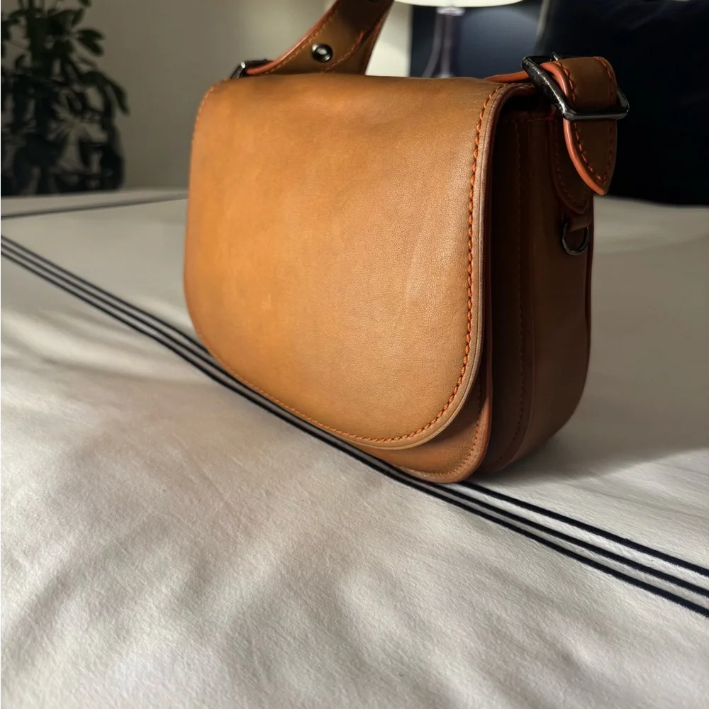 Coach 75th Anniversary Limited Edition 9170 Shoulder Bag – British Tan / Orange - Picture 2 of 16